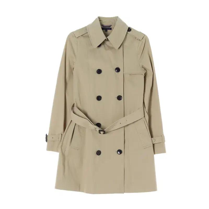 [타미힐피거] 코튼 트렌치 코트 베이지 (여성 44)