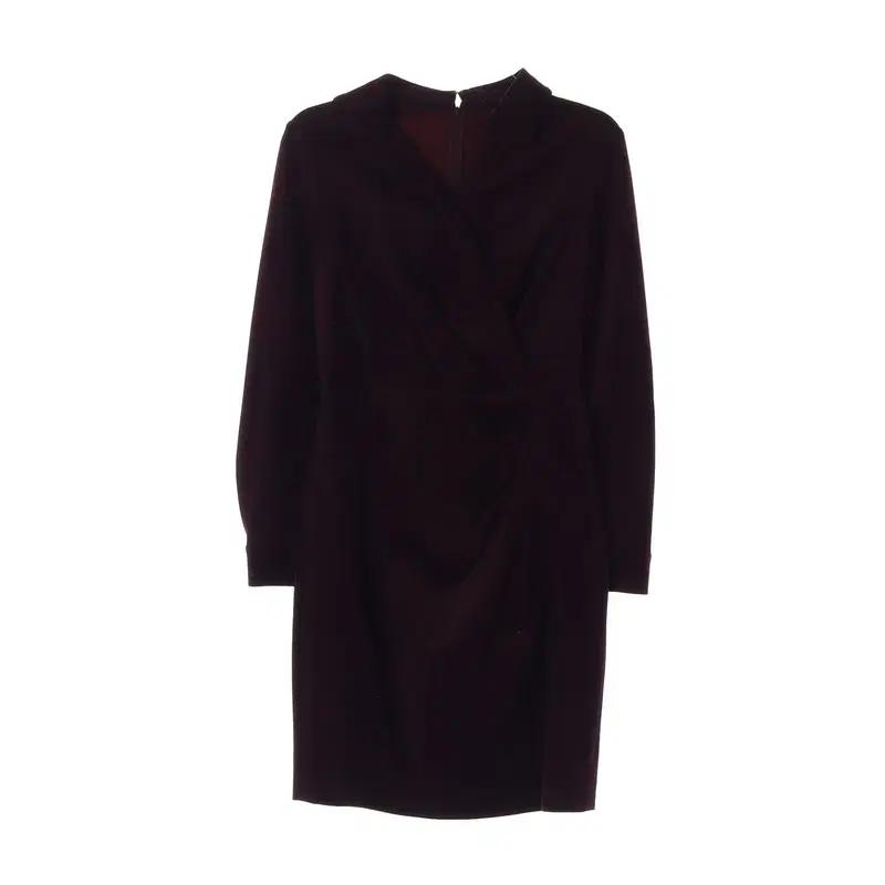 [더아이잗] 폴리 스판 랩 원피스 드레스 (여성 XXS)