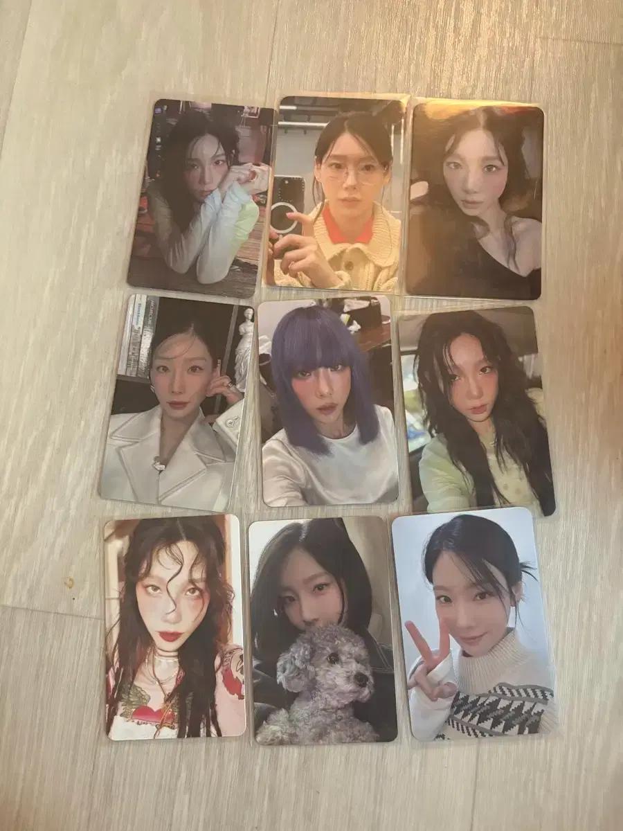 소녀시대 태연 letter to myself 포카 일괄