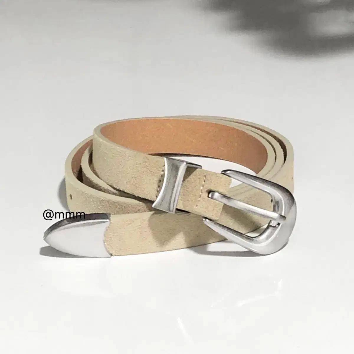 [Unisex]웨스턴 스웨이드 벨트