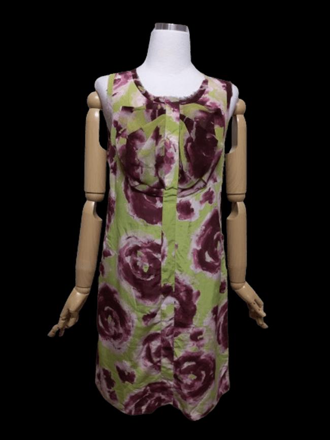 베라왕 정품 꽃무늬 프릴 여자 여름용 여성 민소매티셔츠치마 롱원피스66