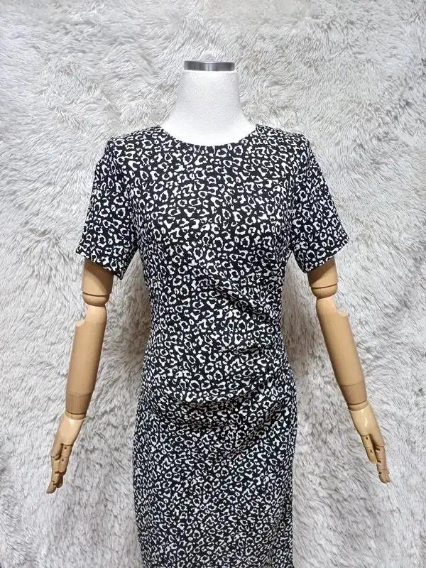 제시뉴욕 셔링 정품 여자 여름용 여성용 주름 반팔롱원피스84-90