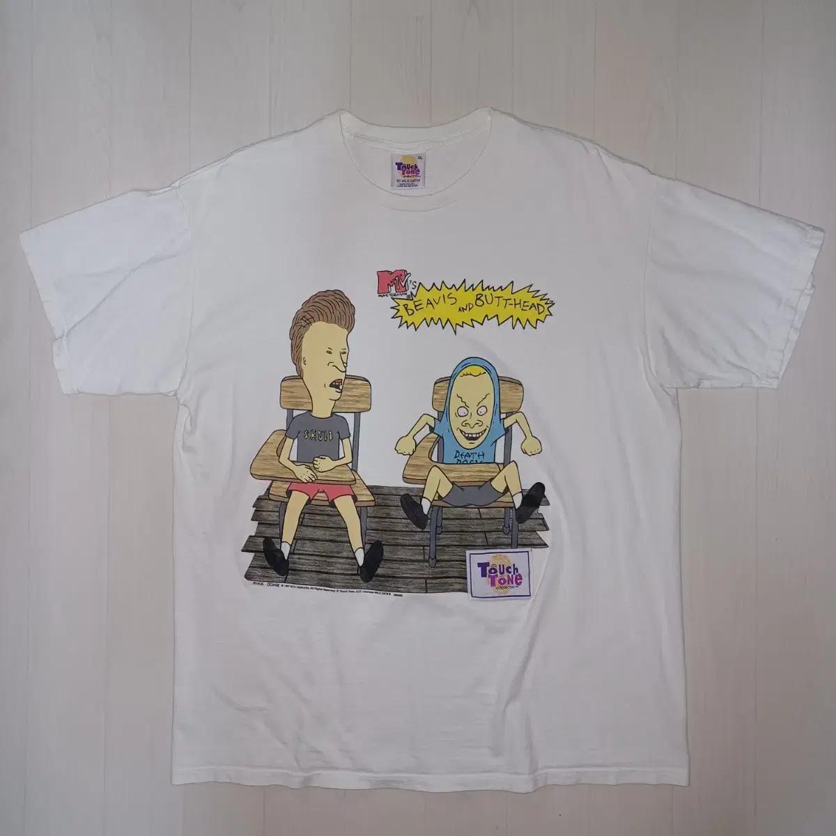 90s 비비스와 버트헤드 TOUCHTONE 티셔츠