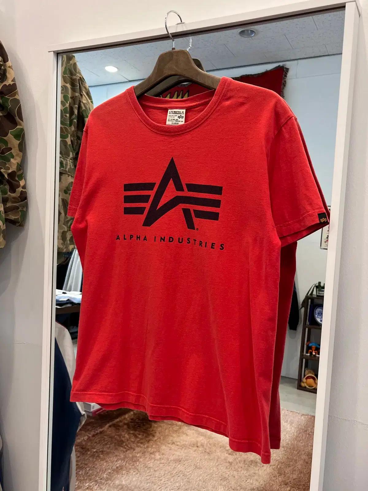 Alpha Industries 알파인더스트리 프린팅 반팔 티셔츠