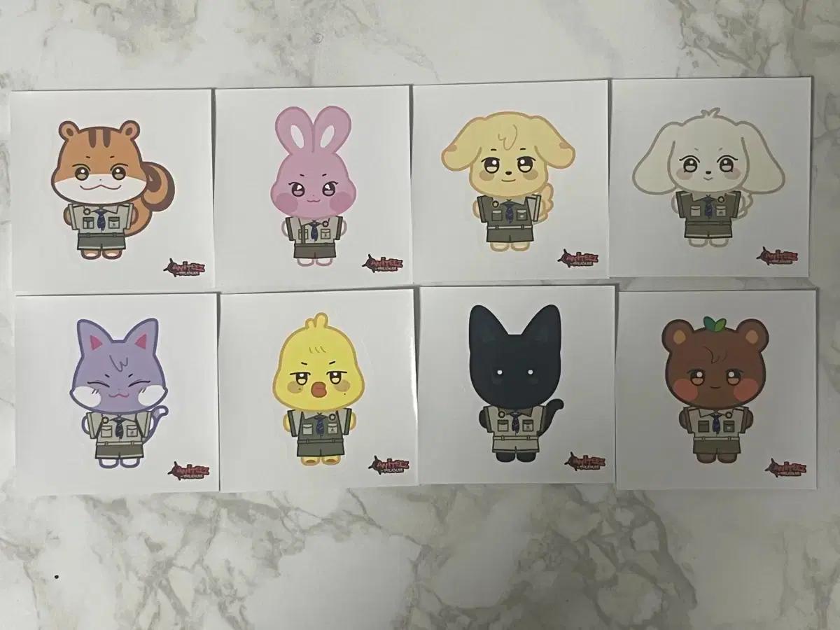 에이티즈 팝업 체험존 애니티즈 스티커