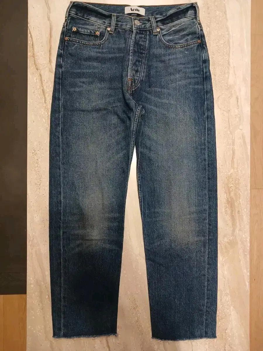 ACNE HEM CUTTED OFF VINTAGE BLUE JEANS