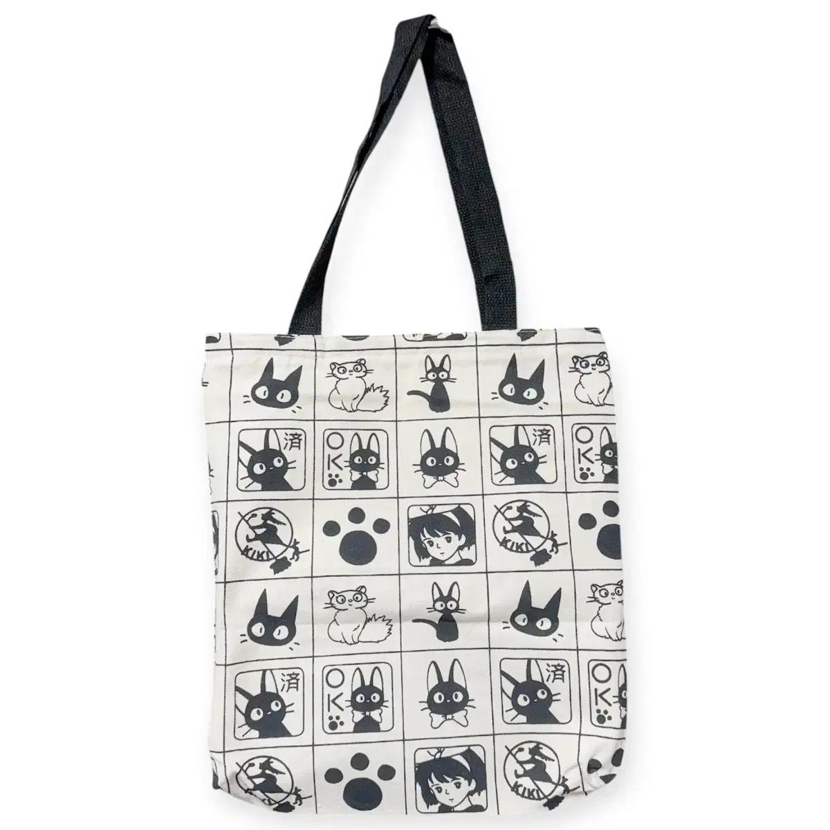 마녀배달부 키키 지퍼 캔버스백