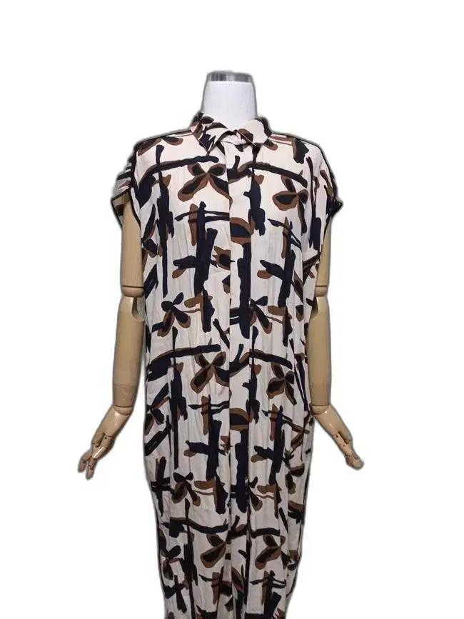 스웨덴 브랜드 왕세녀 패션 바이말렌비거 정품 실크 여성 여름 롱원피스38