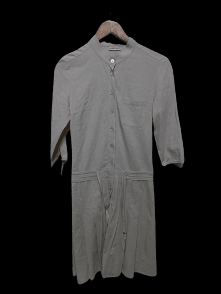 이태리브랜드 엠포리오아르마니 정품 여자 여름 여성 라운드넥반팔롱원피스38