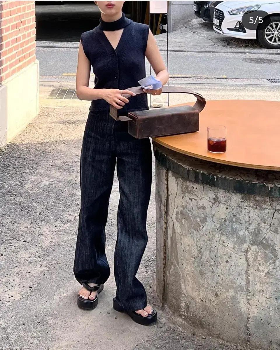 에픽글러 epingler 논사이드 데님 팬츠