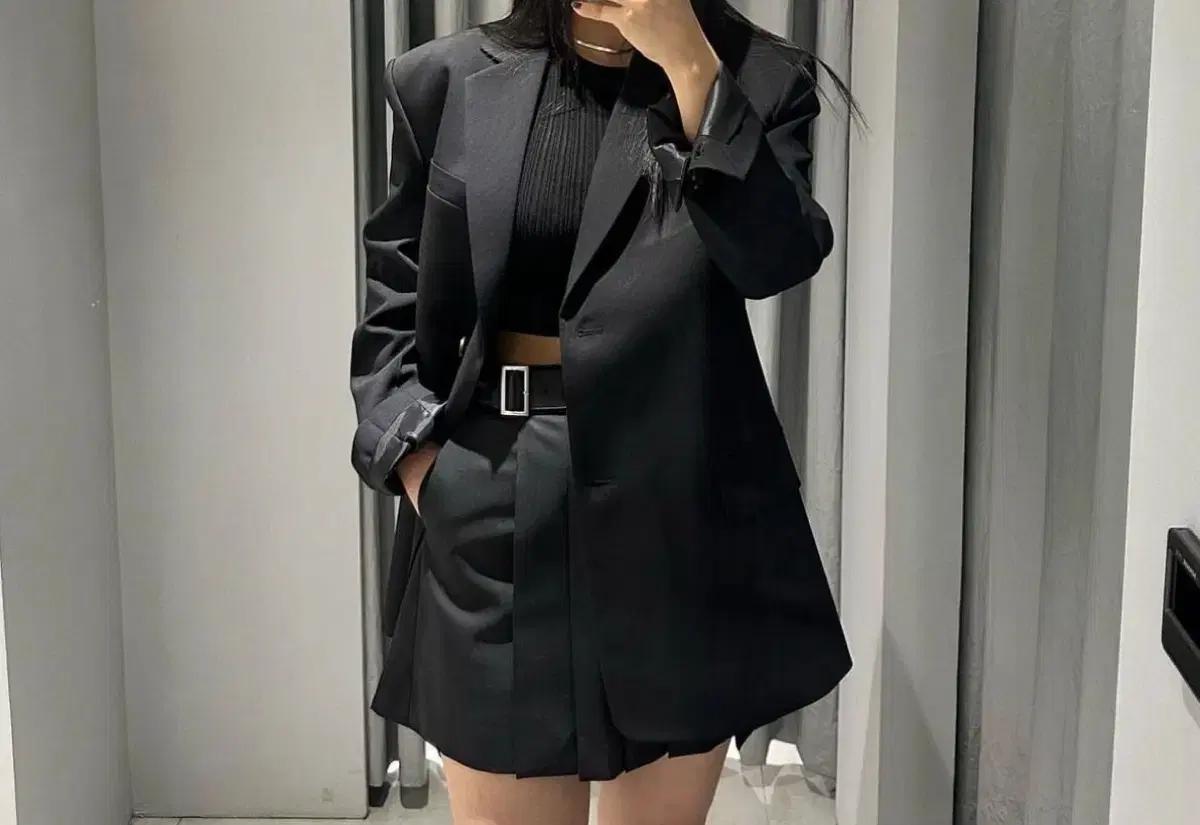준지 juun.j 시그니처 투버튼 자켓 36