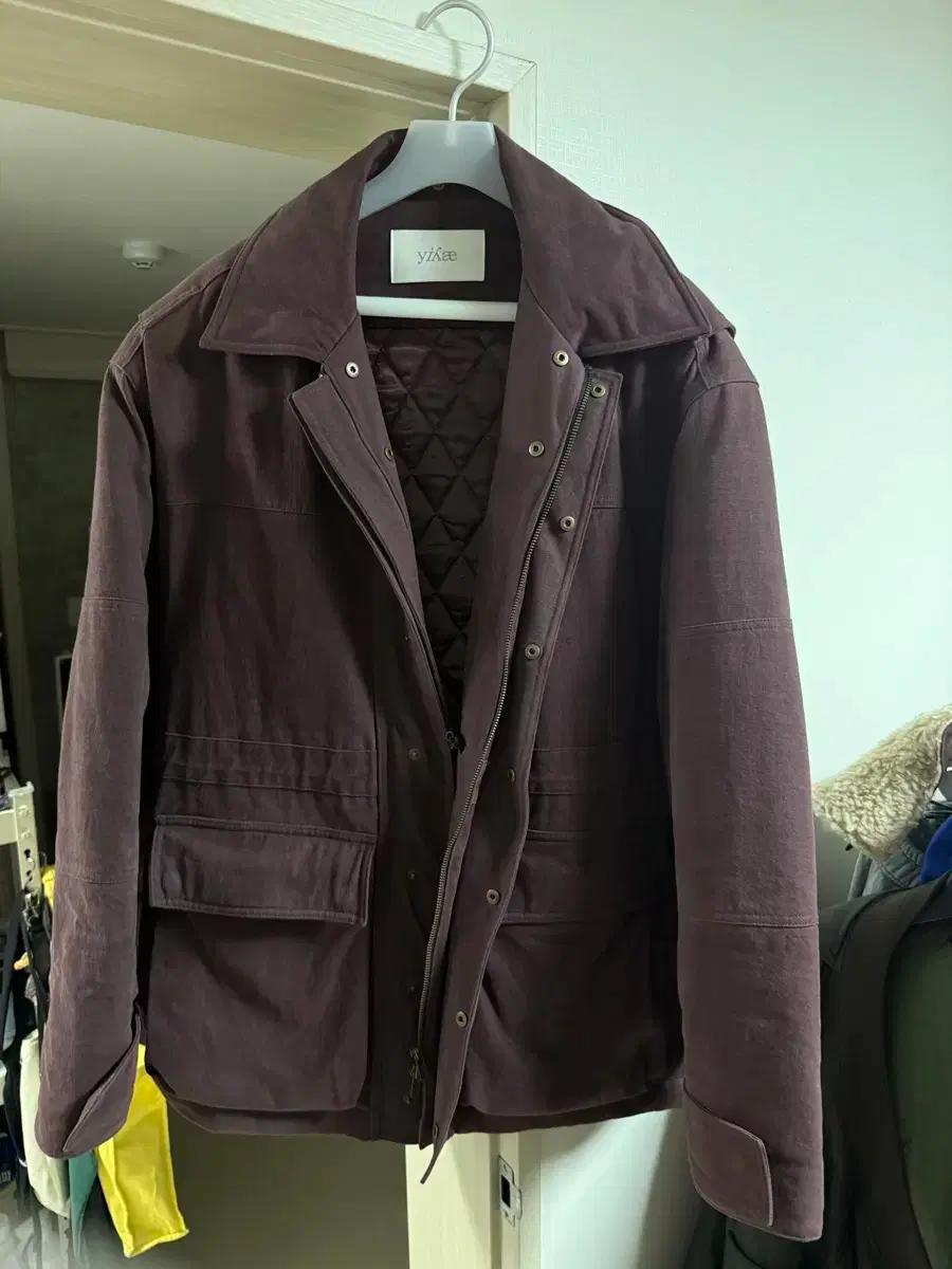 Yiyae 이예 워크자켓 버건디 L사이즈