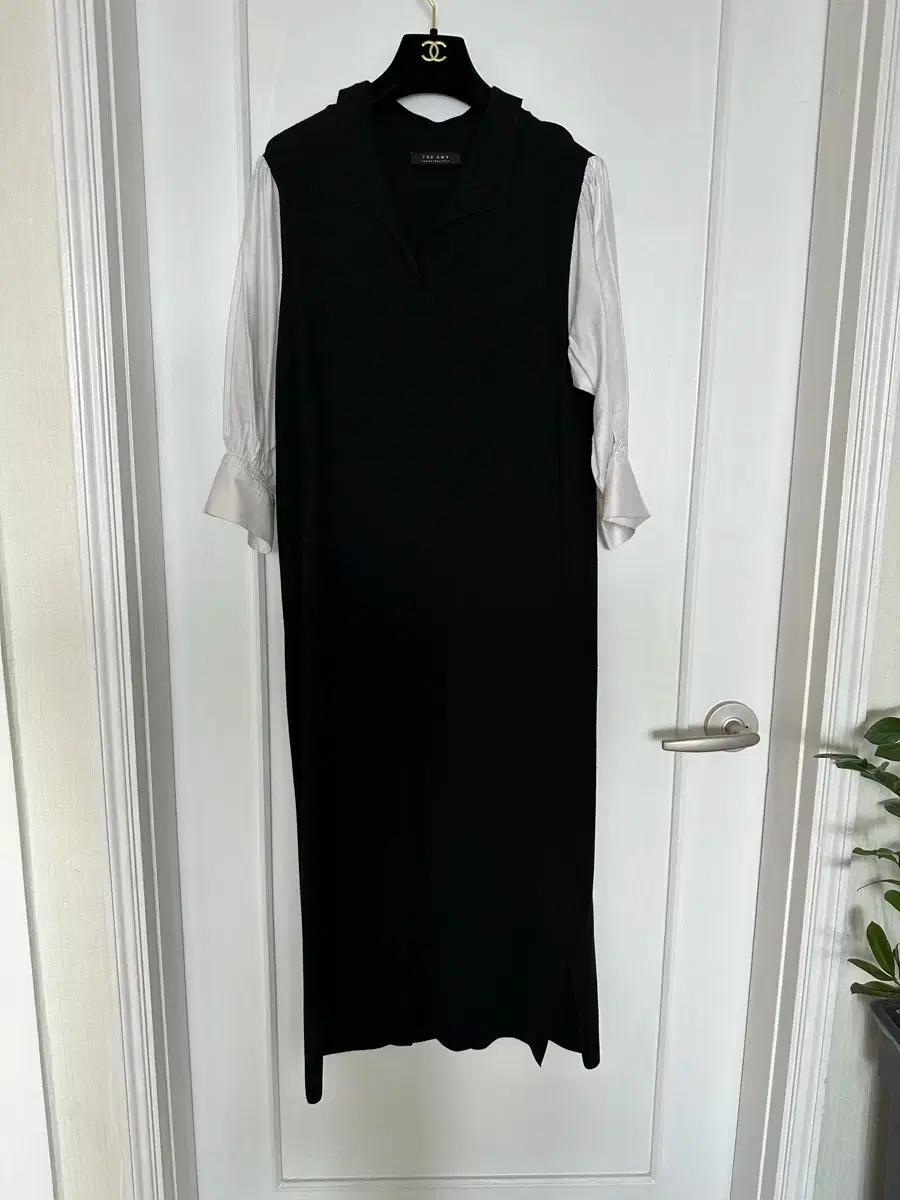 제평 애니 소매 퍼프 니트 롱원피스