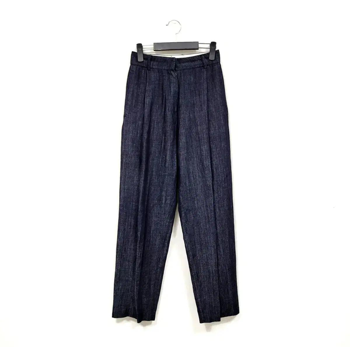 +MOHAE 모헤 린넨 핀턱 데님 U408