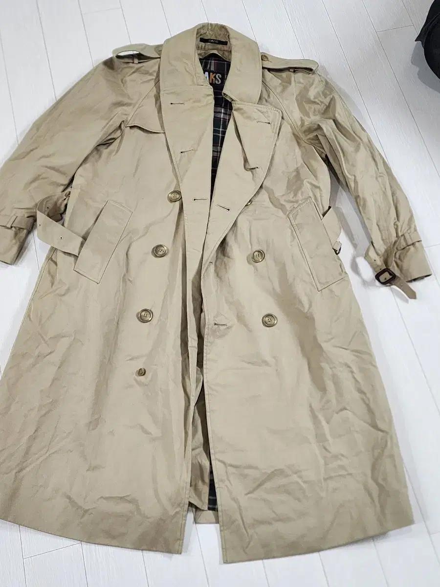 닥스 베이지 남성 트렌치 코트