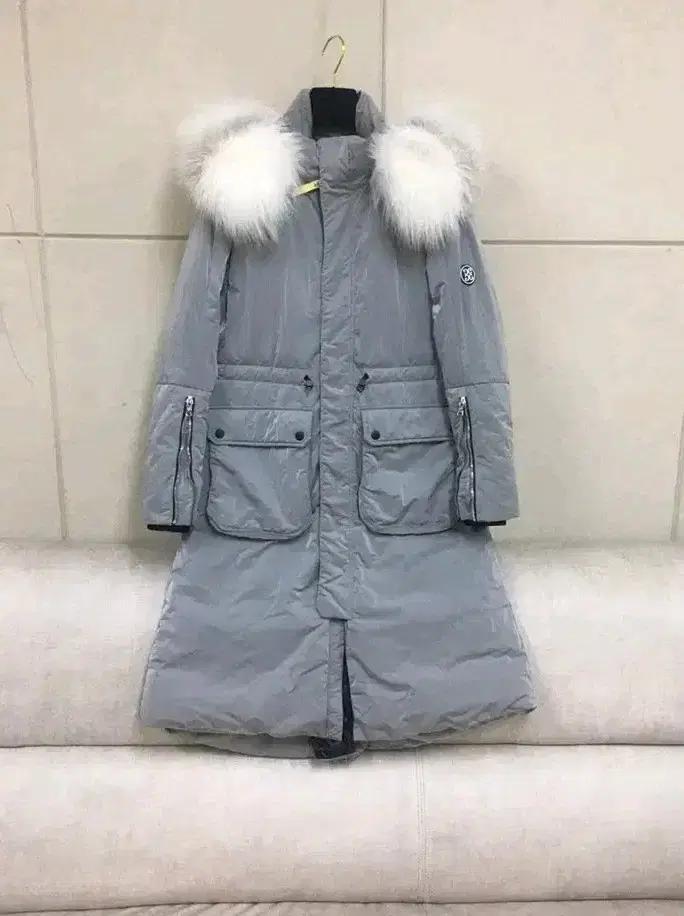 지포어(정품)GFORE 폭스퍼 구스다운 롱패딩정퍼 패딩코트 S(21년식)