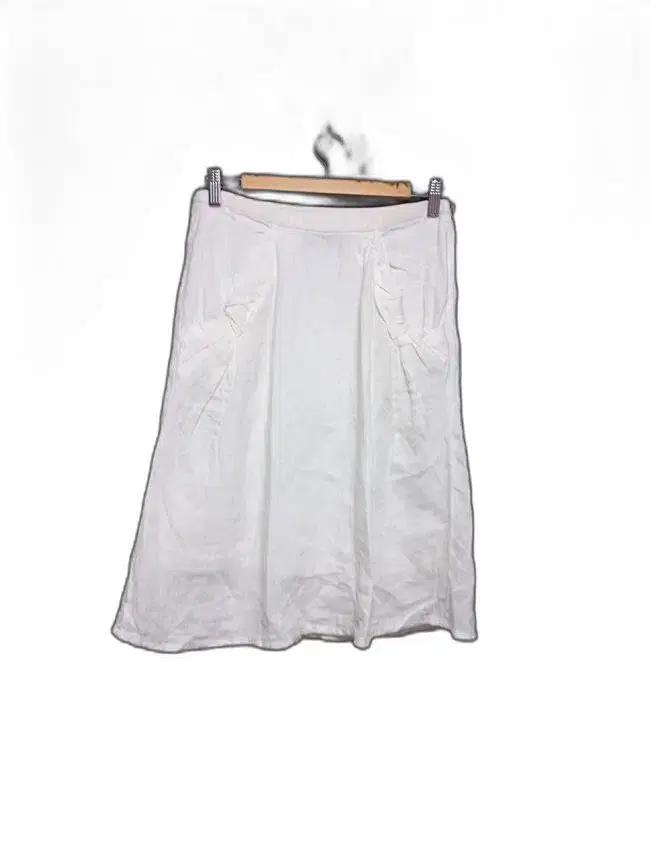 엠포리오아르마니 린넨100 정품 여자 여름 여성 미디스커트치마67-88