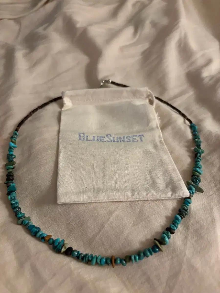 NATIVE AMERICAN 터키석 실버목걸이