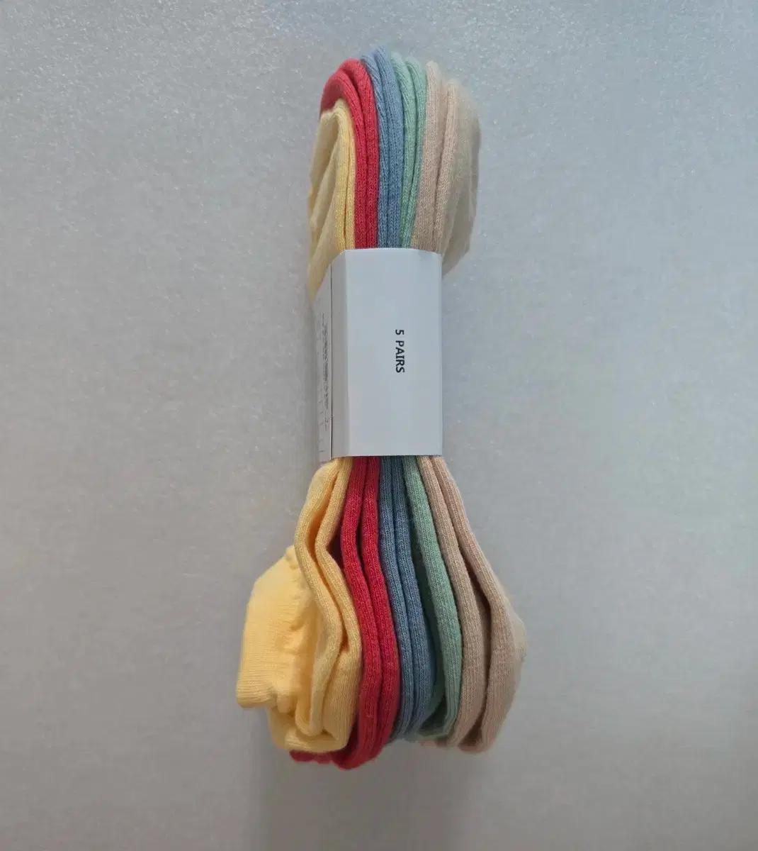 총5족 데일리 여성양말 칼라 혼합 양말 스니커즈양말