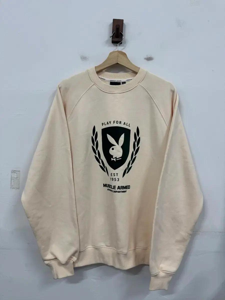 (XL)머슬암드 플레이보이 맨투맨