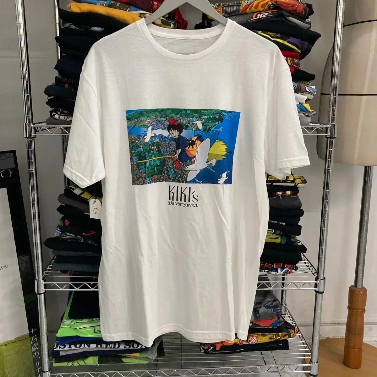 지브리 키키 오피셜 애니메이션 티셔츠