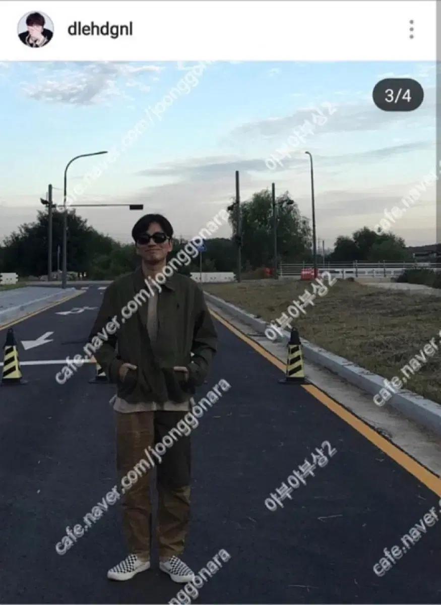 폴로 런던자켓 카키 M