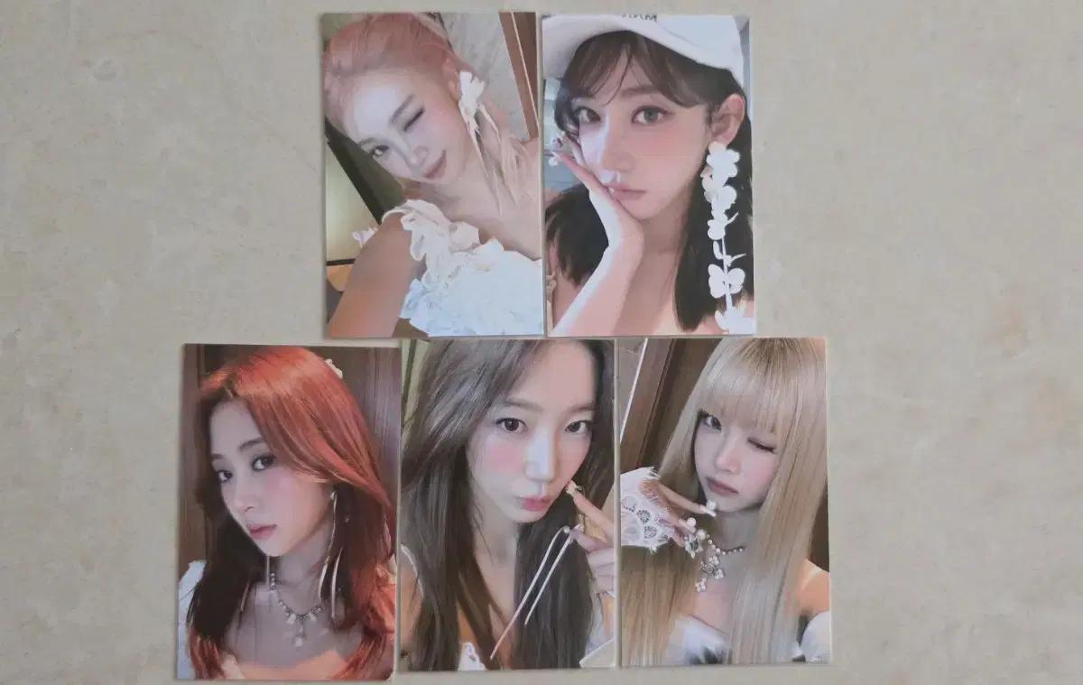 르세라핌 핫 공방 세트 lesserafim hot photocard