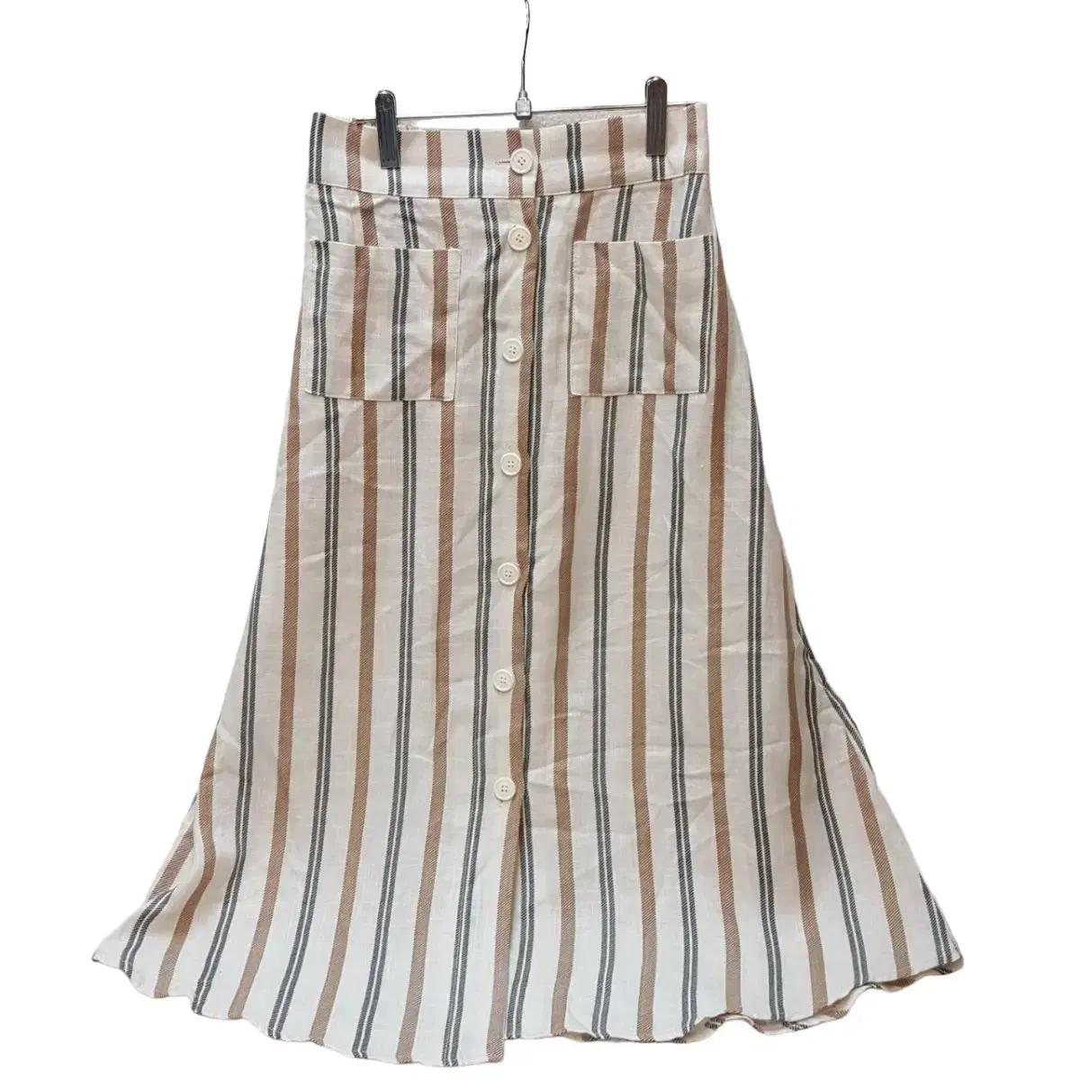 노라벨 고급 브랜드 1번컬러 컬러 플리츠 스커트