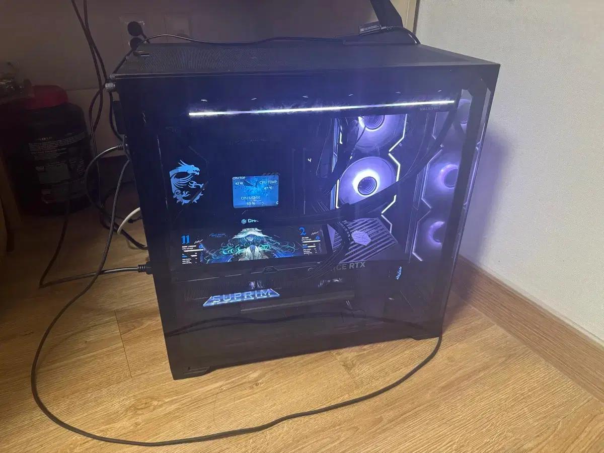 Rtx5090, 9800x3d 조립의 최고 장착 컴퓨터