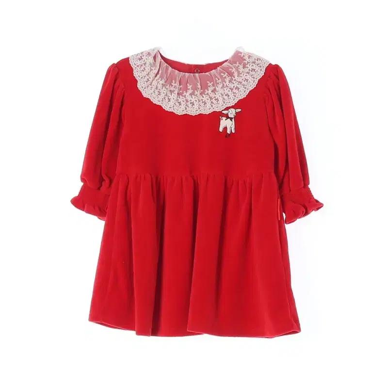 BEBE DE PINO 베베드피노 레드 원피스 | 키즈 100