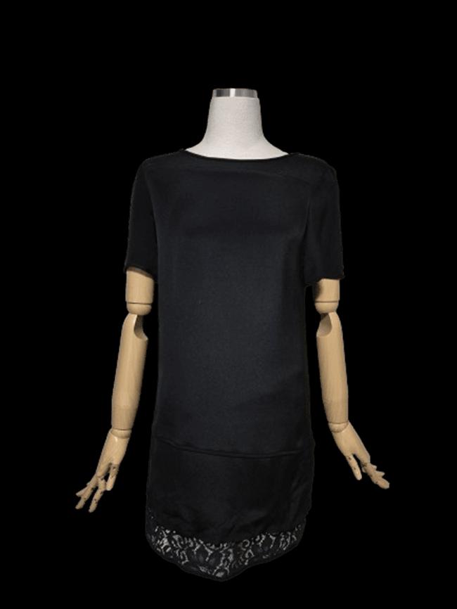 띠어리 실크100 정품 미니멀리즘 여자 여름 여성 반팔티셔츠 미니원피스2