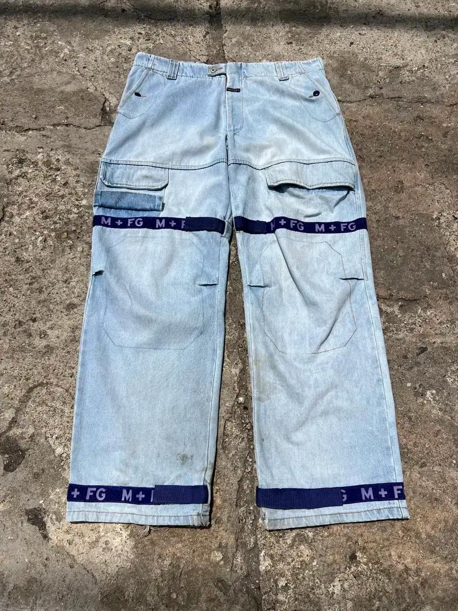 VINTAGE MARITHE + FRANCOIS GIRBAUD 연청팬츠