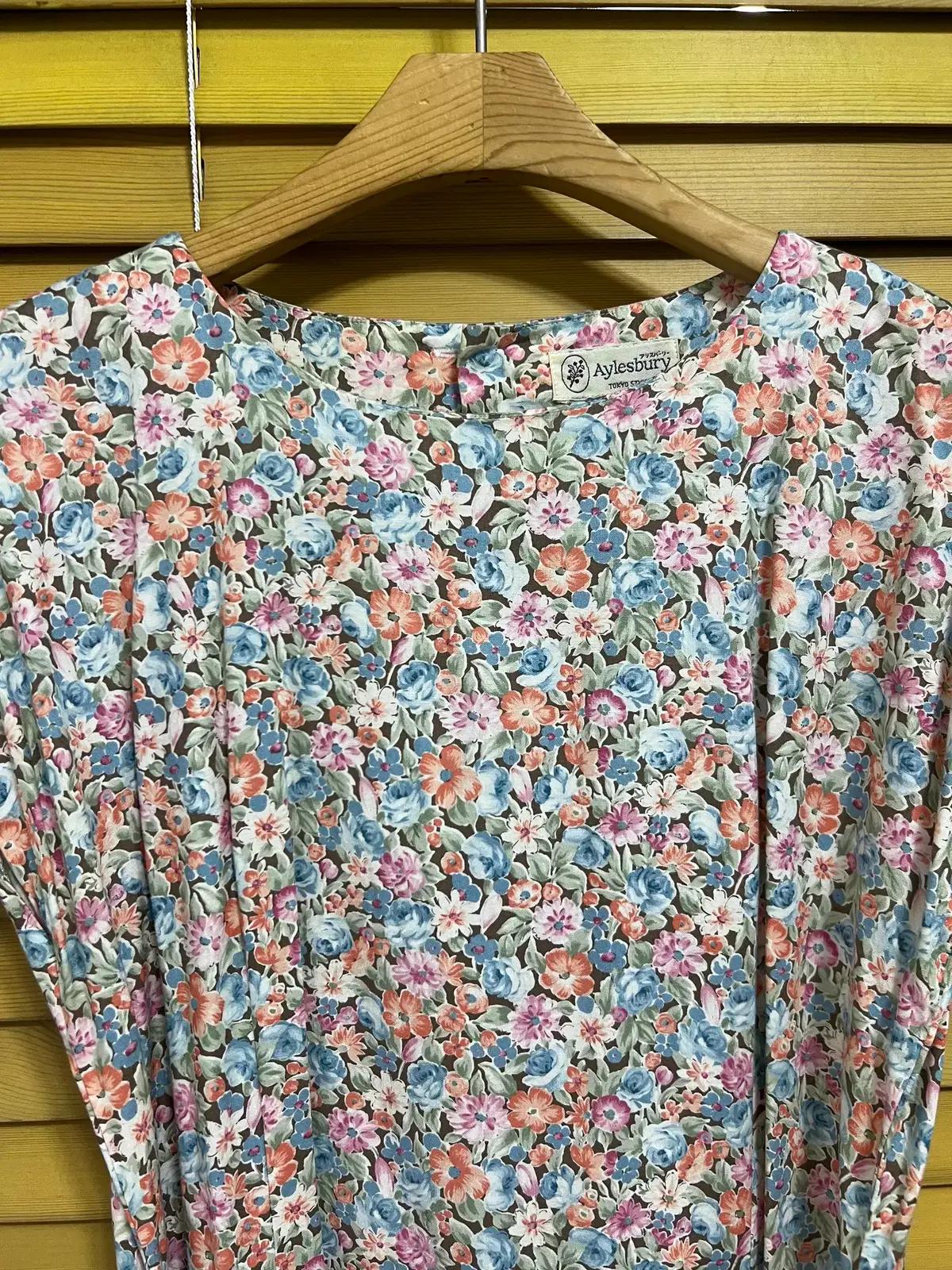 Aylesbury 아일즈버리 여성 일본수입 플라워코튼원피스 FREE