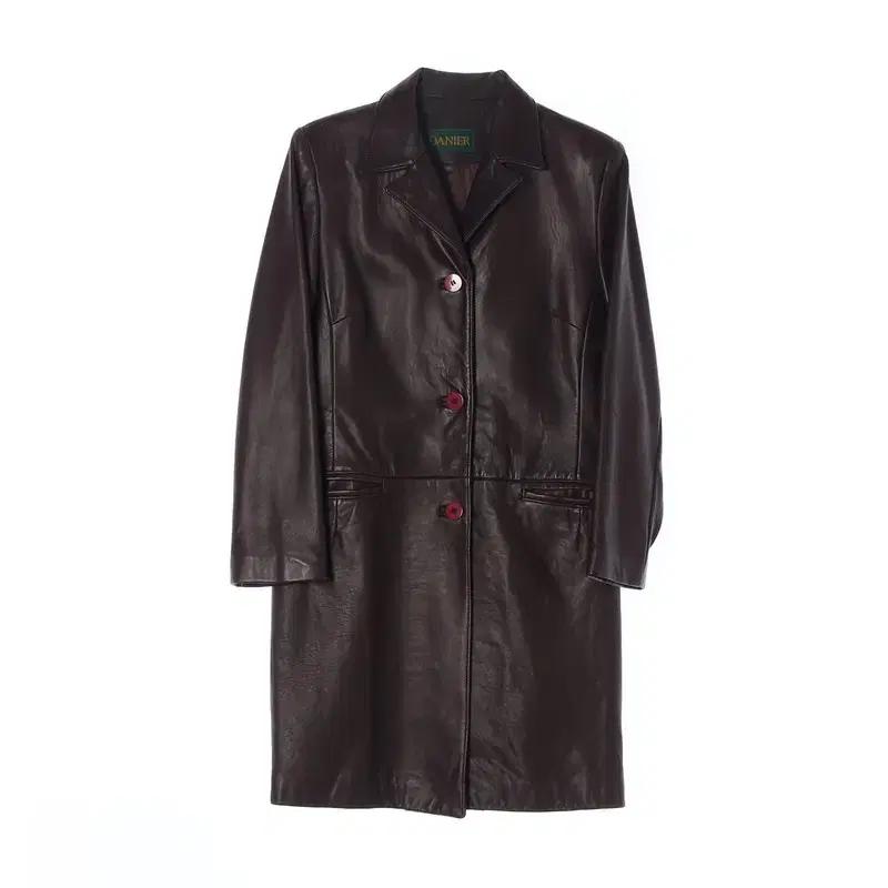 [JPN] 양가죽 레더 코트 - CANADA made (여성 XXL)