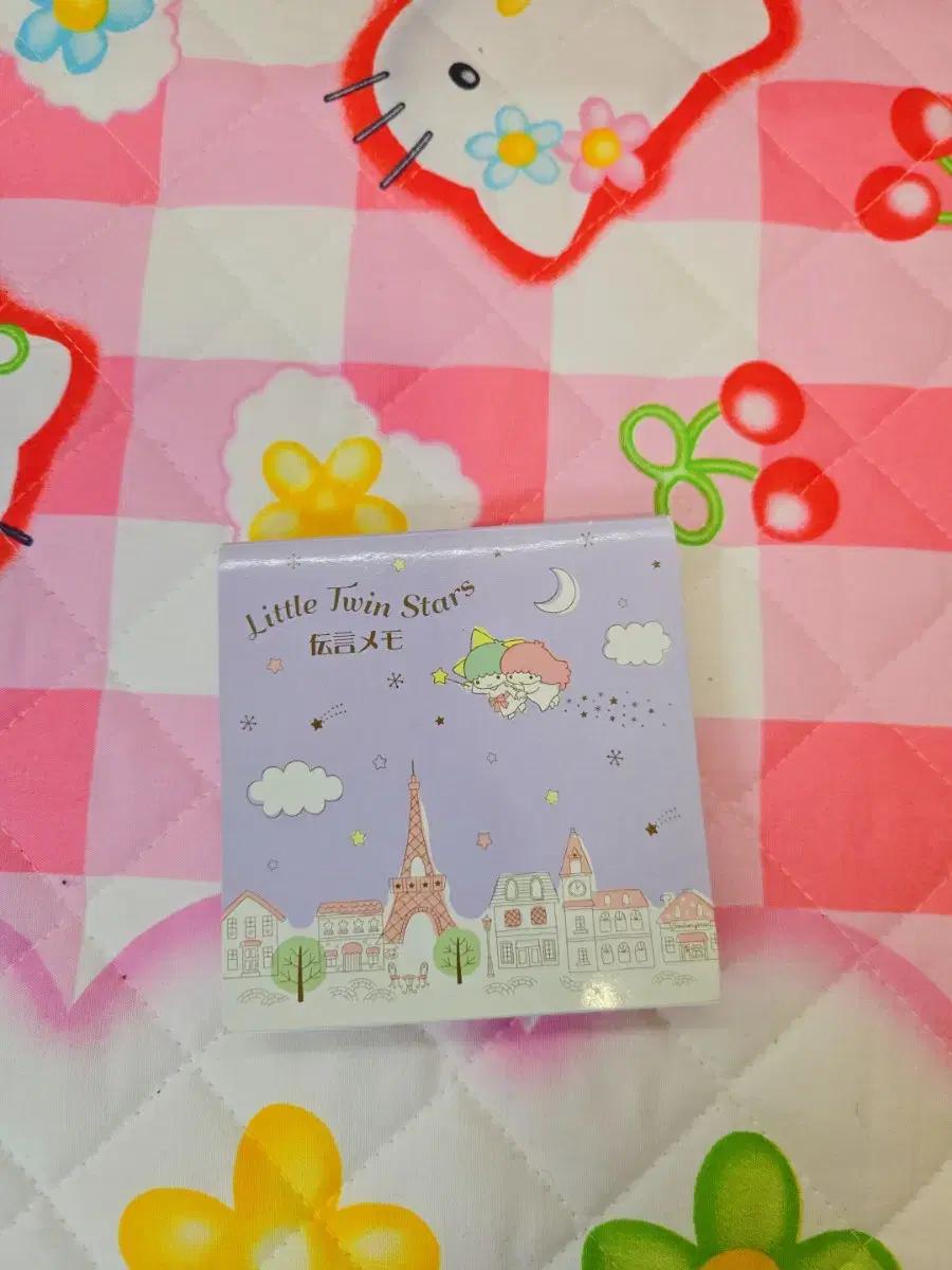 산리오 레트로 고전 키키라라 트윈스타 떡메모지 떡메 메모장