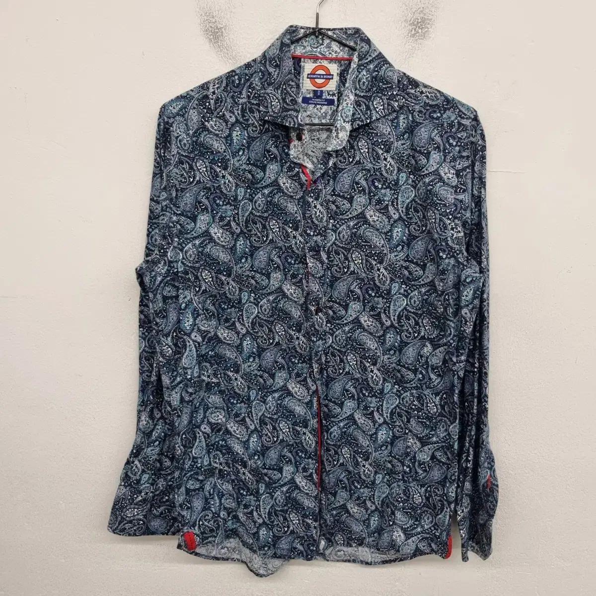 [90/S] JERMYN & BOND 네이티브 패턴 셔츠 / USA