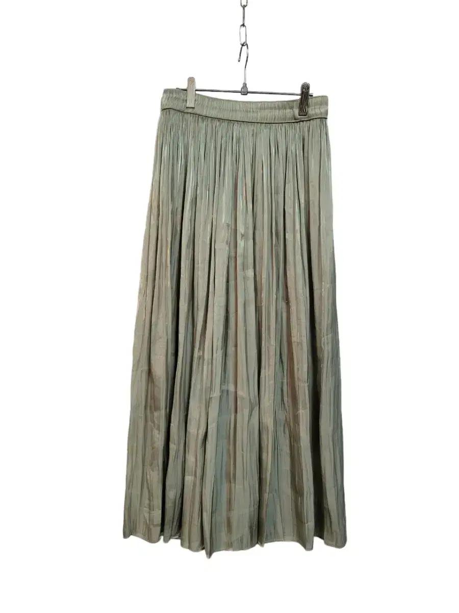 봄여름초가을 구김이 생기지 않는 롱 플레어 스커트