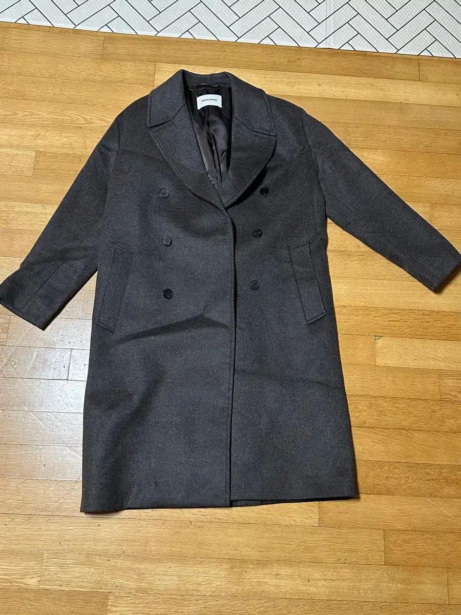 [S(100)/1회착] 인사일런스 울 블랜드 롱 트렌치코트