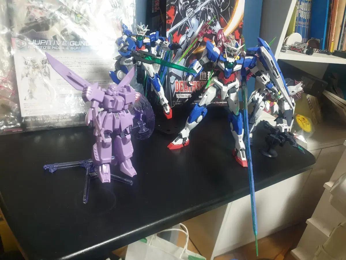 건프라 rg,mg,hg,새제품 6개