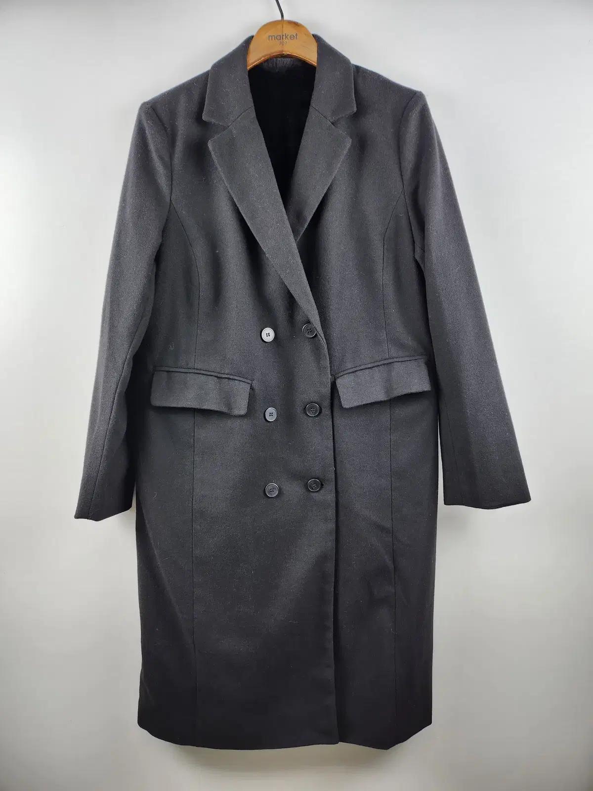 남성 블랙 겨울코트 롱코트