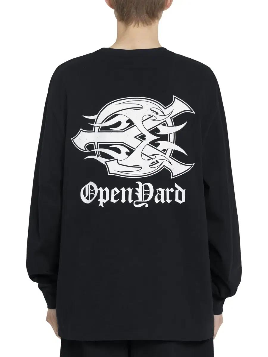 (새상품) OY 오와이 tribal logo 롱슬리브 티 (블랙)