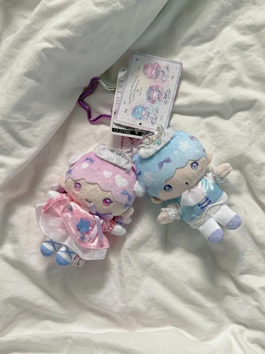 키키라라 리틀트윈 돌리믹스 콜라보 마스코트 인형키링