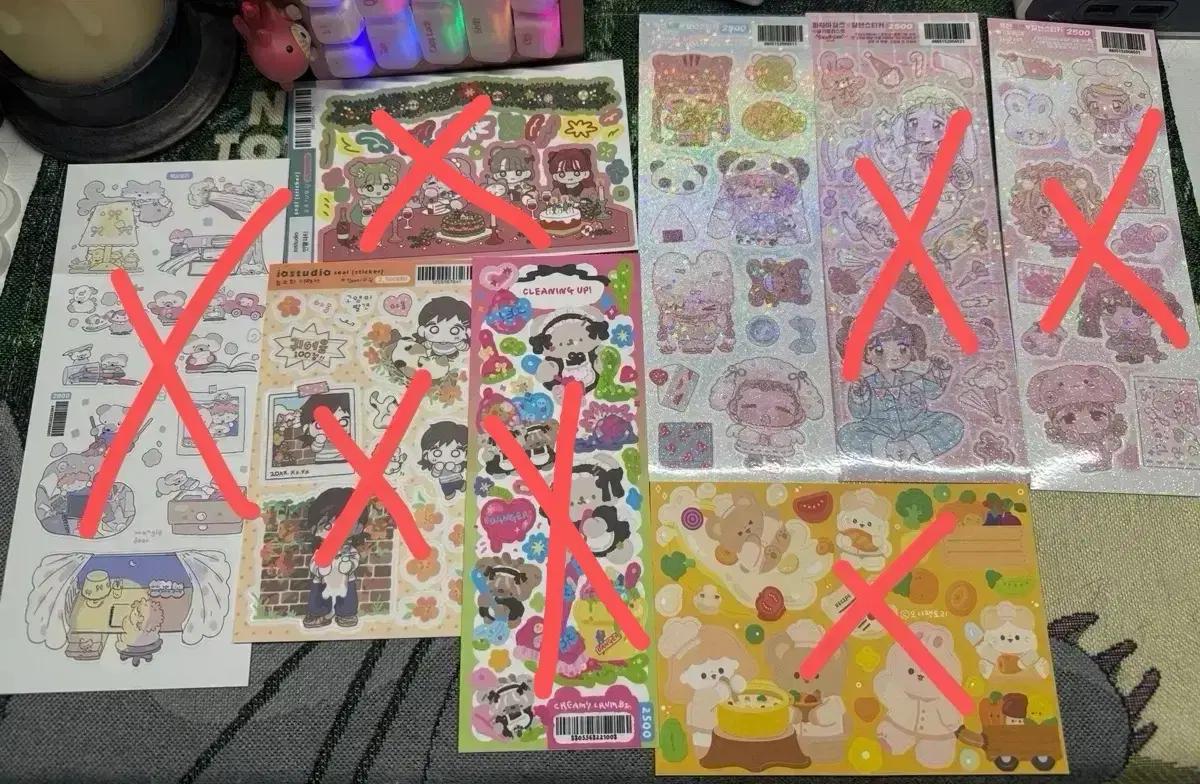 다꾸 스티커 랜덤팩,1팩당 15개이상= 만원 팔아요