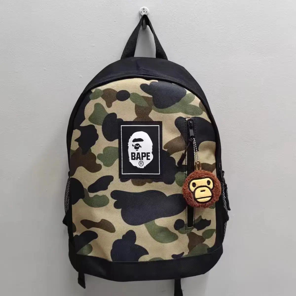 예약주문 베이프 백팩+키링 세트일본잡지부록 BAPE 베이프 배낭 가방