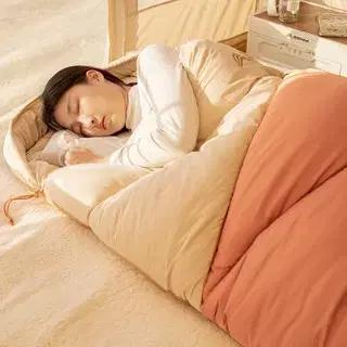 아웃도어 겨울침낭1인용 캠핑침낭 두툼한 방한 보온 휴대용 동계침낭