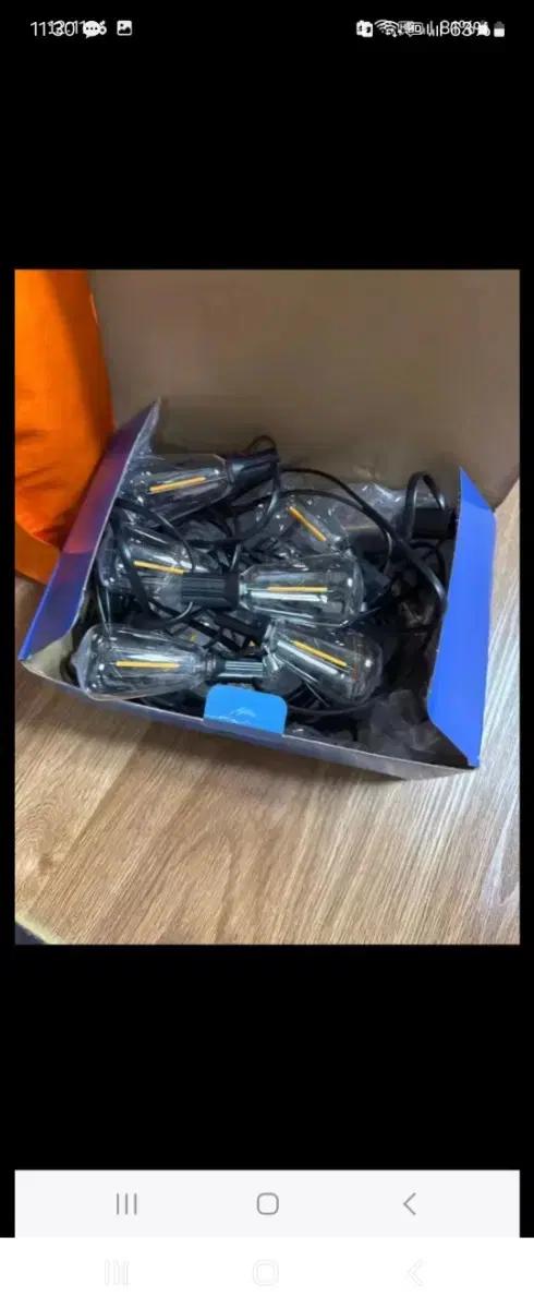 캠핑조명1w led등 220v사용 밝고 이쁜조명 10미터15전구