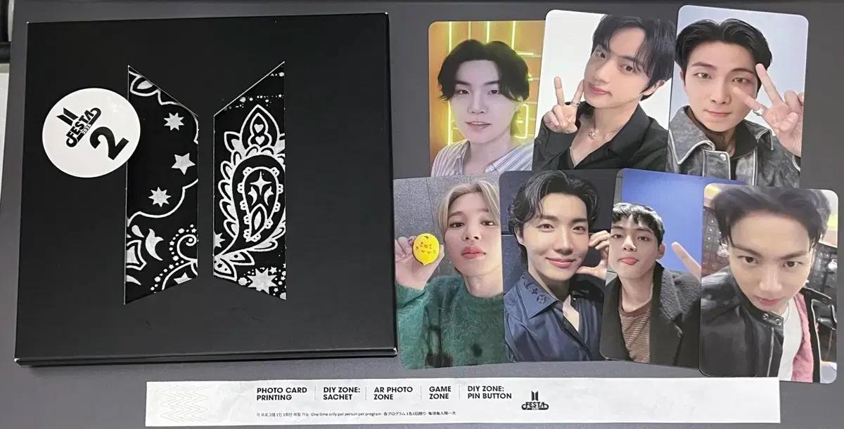 2025 방탄 페스타 아미존 풀세트 / 반다나 포카 손목띠 스티커