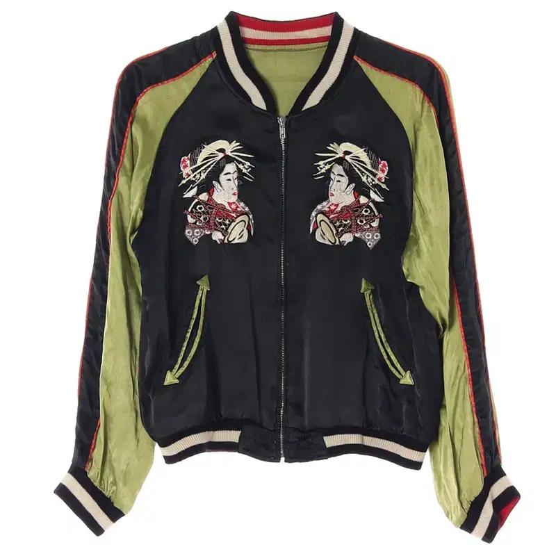 [보세] 레이온 스카잔 자켓 점퍼 블루종 (여성 M)