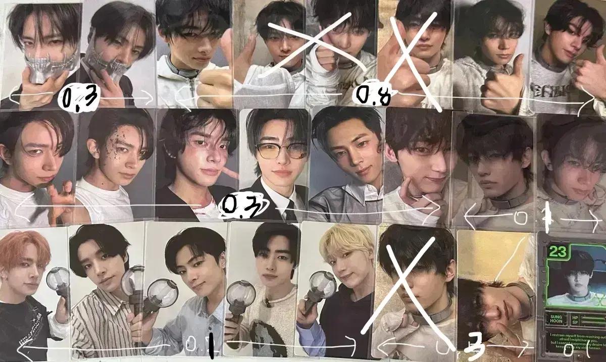 엔하이픈 희승 제이 성훈 제이크 선우 니키 포카 포토카드 양도