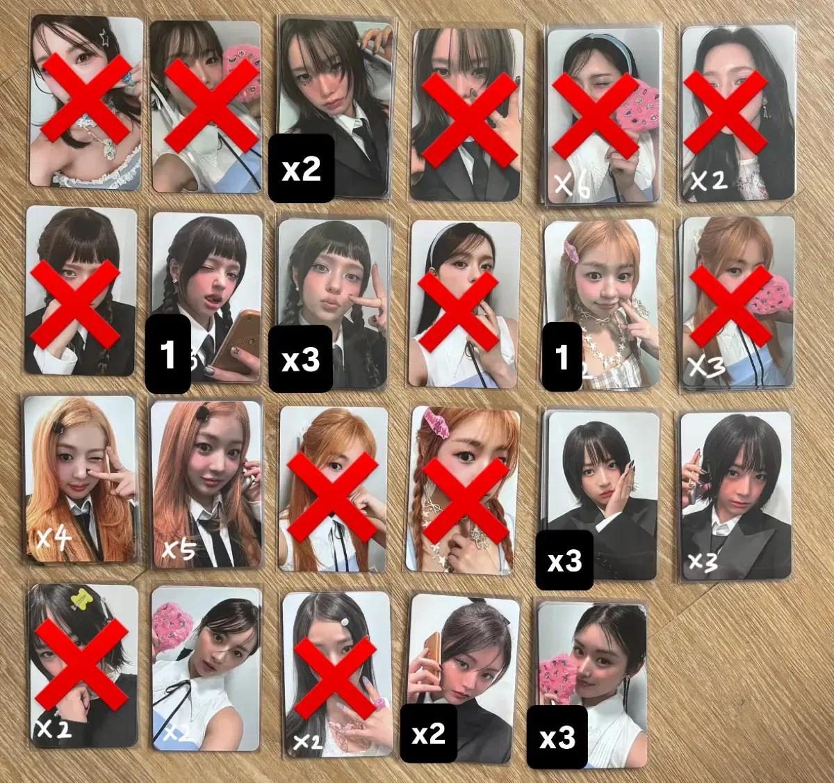 5+1) 피프티피프티 데이앤나잇 앨범포카 양도 키나문샤넬예원하나아테나